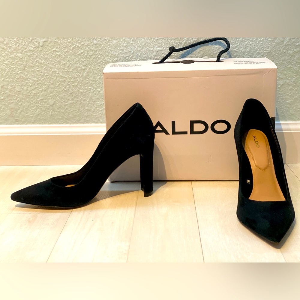 Black Aldo Febriclya high heels shoes